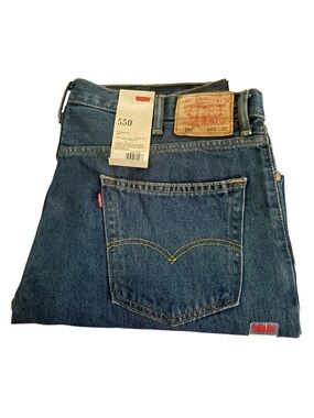 Levi's 550 Relaxed Fit Men’s Jeans — Dark Wash